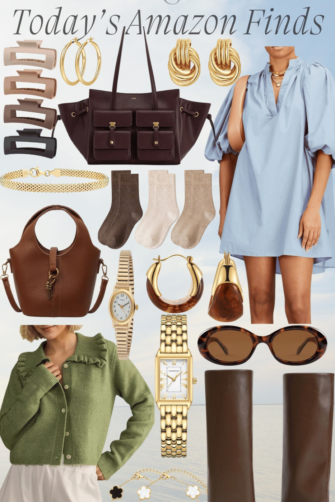 Today's finds are truly representative of the end of summer move to fall wardrobe transition! I included lots of accessories (and the cutest boots if you're not done with your summer dresses quite yet).

Amazon fall finds 
Fall Amazon accessories 
Amazon fall boots 
Summer to fall accessories 