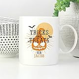 Personalized Halloween Mug, Trick-or-treat Gift, Custom Halloween Name Coffee Mug, Personalized Hall | Amazon (US)