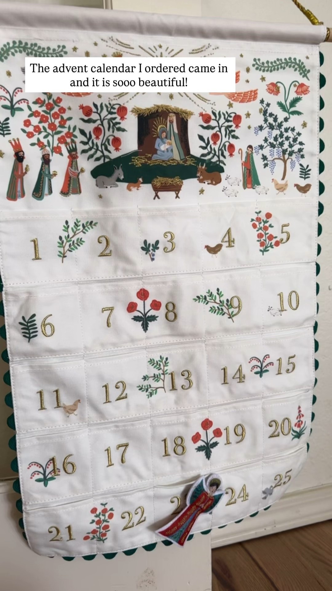 Rifle Paper Co. advent calendar with nativity scene. Nativity scene advent calendar. Can’t wait to use this simple advent calendar with my kids! 

#LTKHome #LTKHoliday