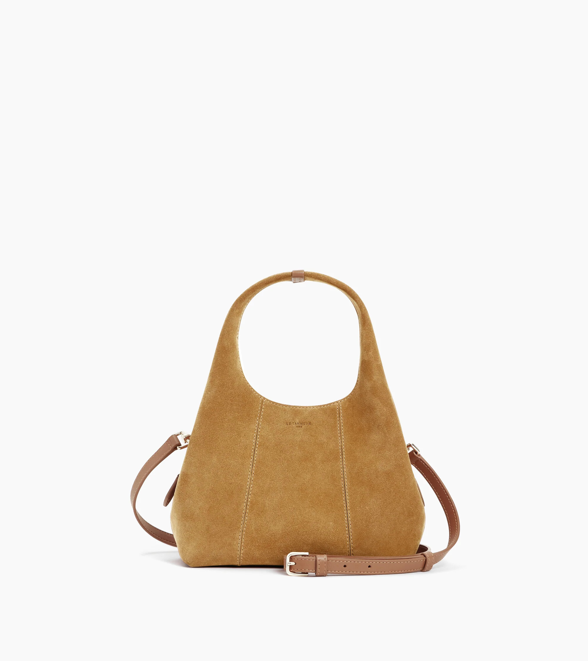 Juliette small handbag in suede split leather | Le Tanneur
