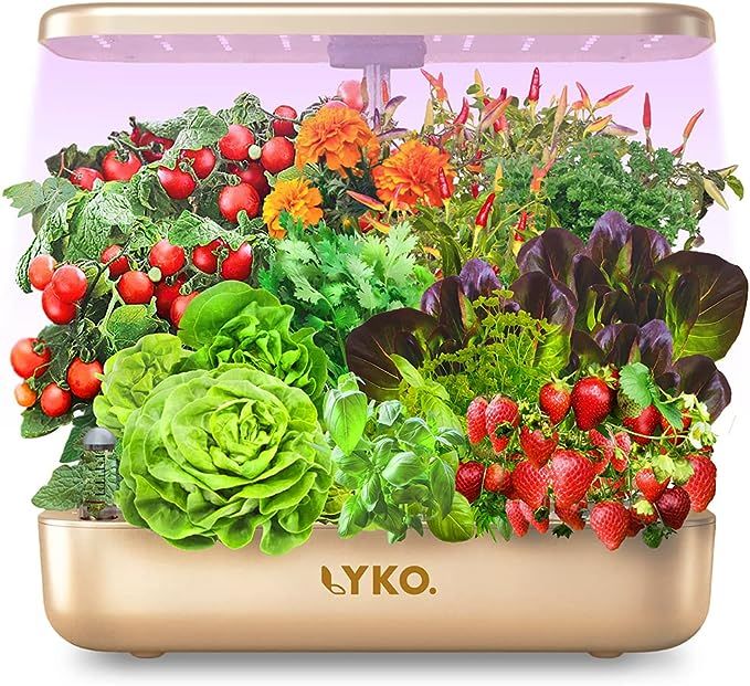 Hydroponics Growing System 12 Pods,LYKO Indoor Garden w/Full-Spectrum 36W Grow Light,Indoor Herb ... | Amazon (US)