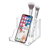 iDesign Clarity Vanity Organizer Cosmetics Storage for Makeup Brushes, Eyeliner, Eye Palettes, Lipst | Amazon (US)