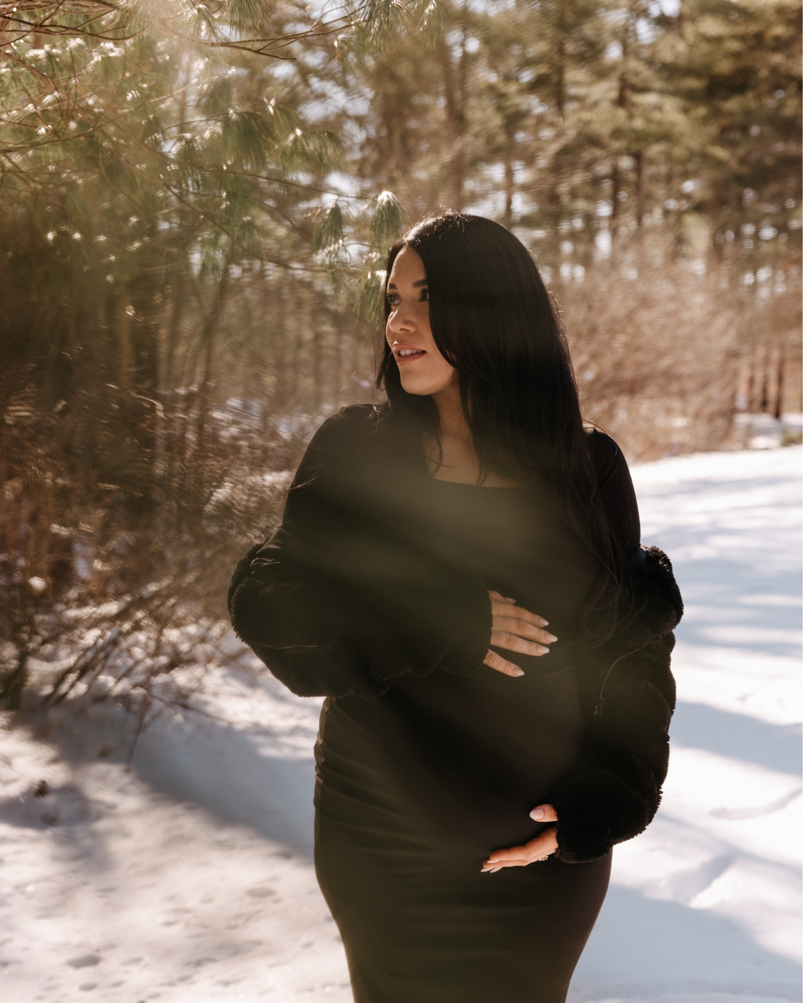 Maternity Photo Outfit - couldn’t find the exact coat I bought but linked similar! 

#LTKStyleTip #LTKBaby #LTKBump