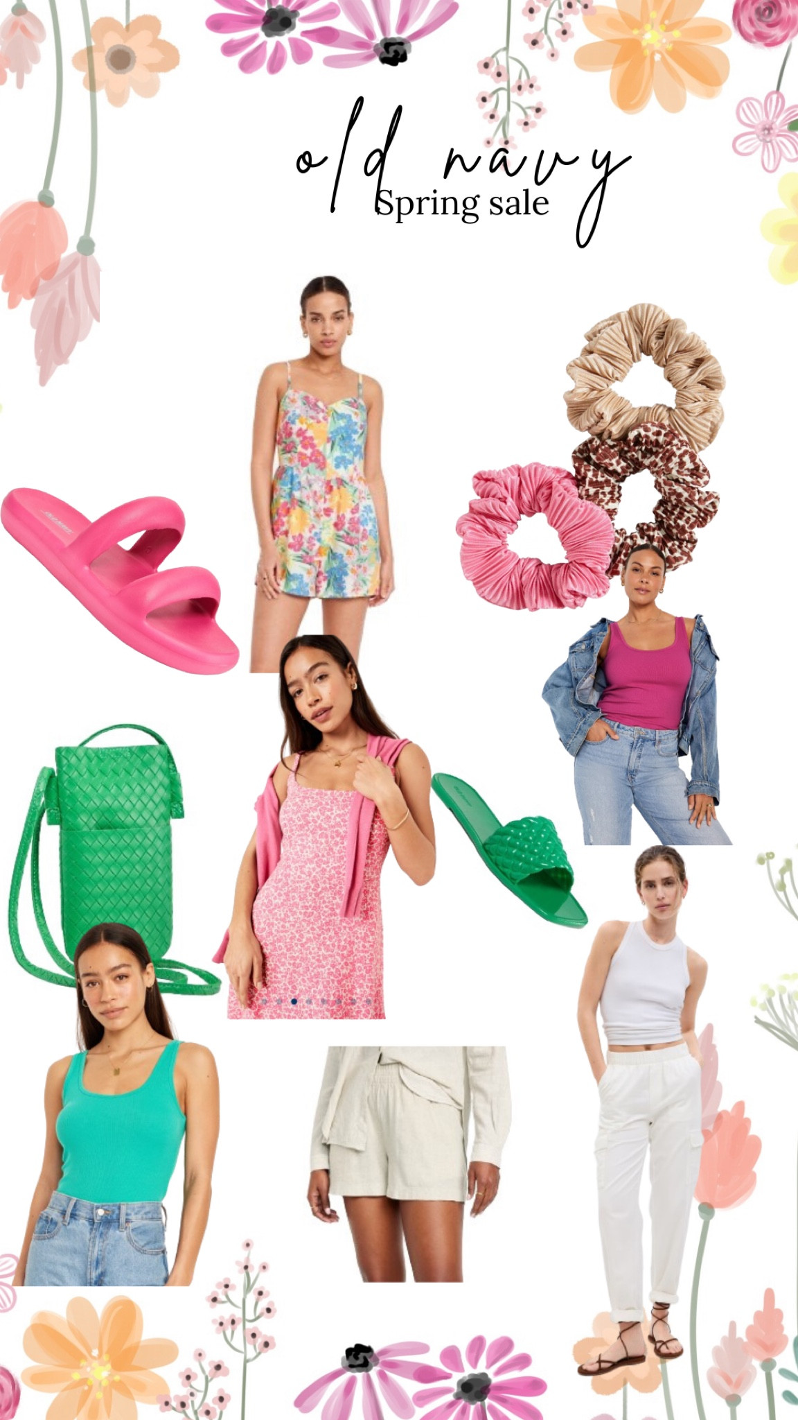 50 % off dresses and 75 % off clearance at old navy! Here’s a few items in my cart for spring 🌸 

#LTKsalealert