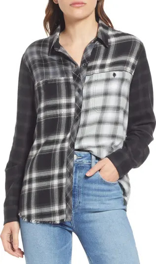 Brando Mixed Plaid Button-Up Shirt | Nordstrom