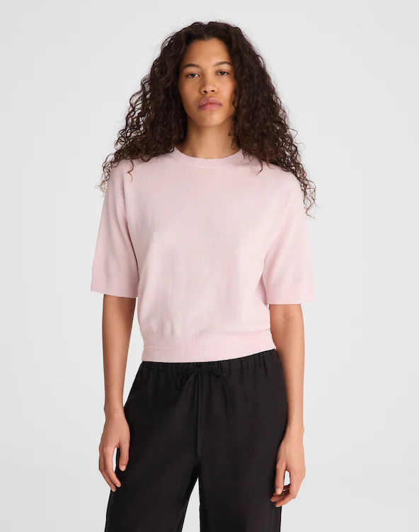 Relaxed Sweater Tee in 100% Cashmere | Madewell