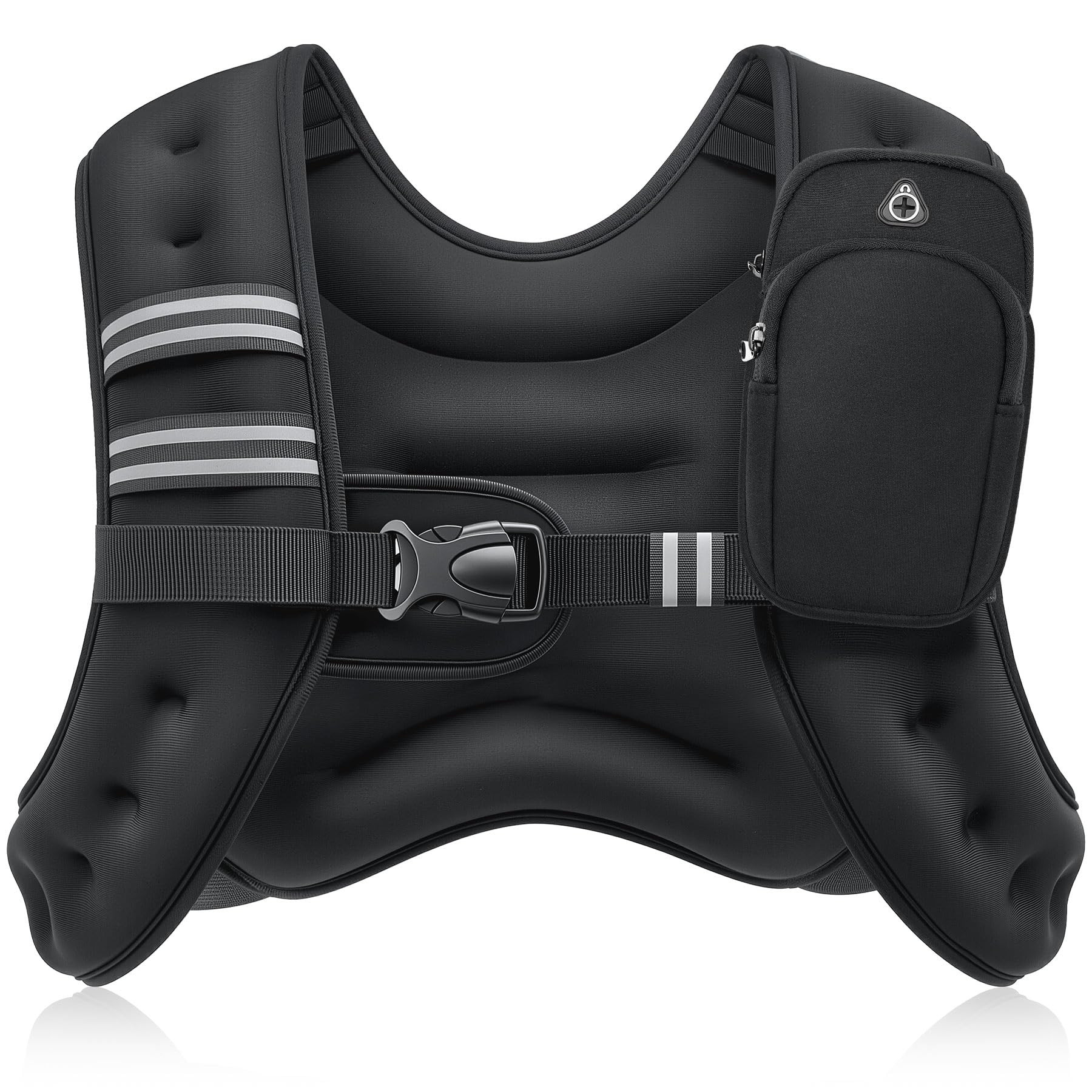 ZELUS Weighted Vest, 6lb/8lb/12lb/16lb/20lb/25lb/30lb Weight Vest with Reflective Stripe for Work... | Amazon (US)