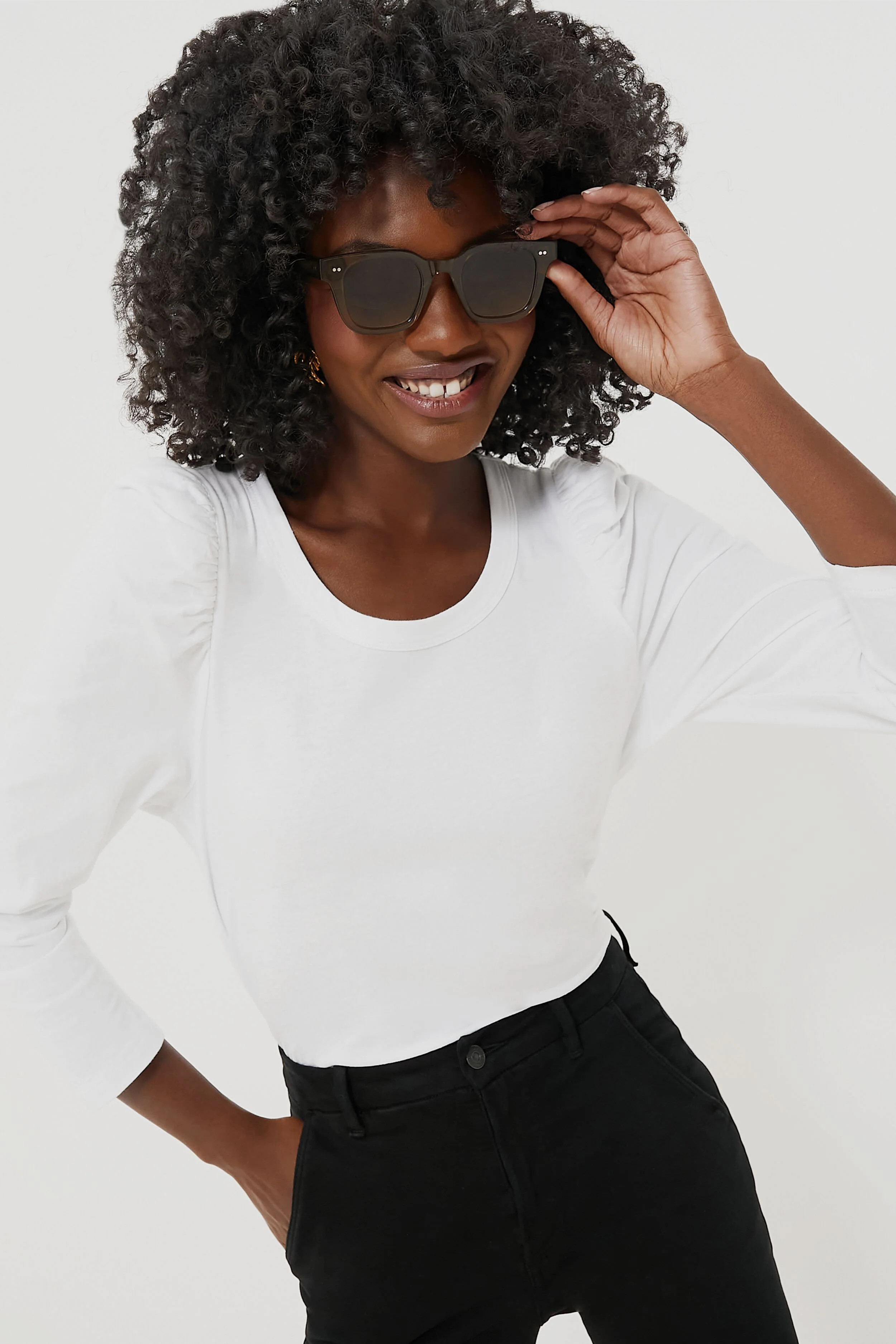 White Vesty Long Sleeve Crewneck | Tuckernuck (US)