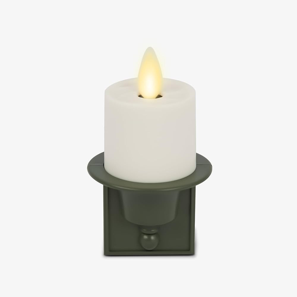 Luminara Flameless Candle Loden Green Nightlight with Motion Sensor - Plugin Night LED Light with... | Amazon (US)