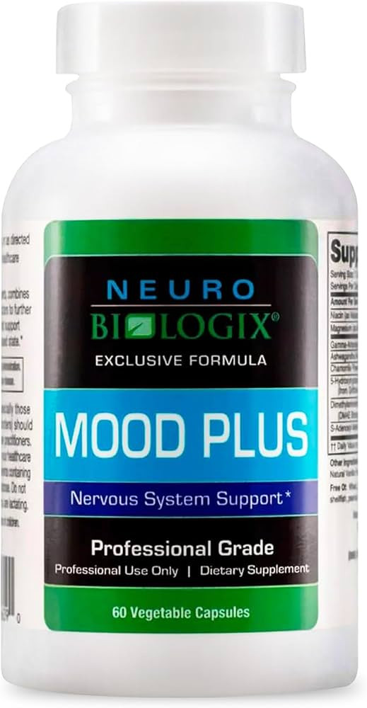 Mood Plus Complete Mood Support Supplement - Calming Serotonin Supplements for Women for Stress A... | Amazon (US)