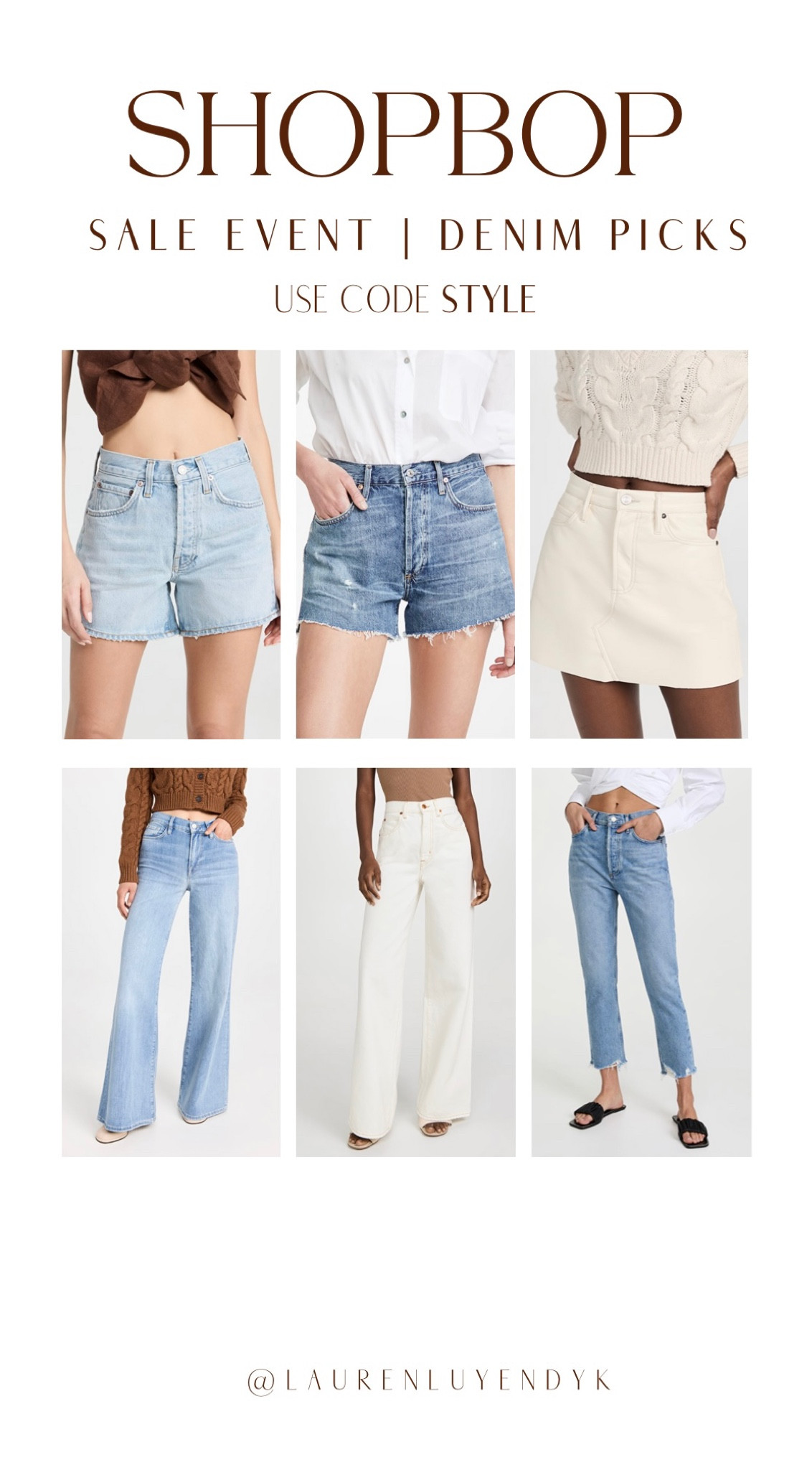Shopbop sale! My favorite denim finds, use code STYLE at checkout 

#LTKstyletip #LTKFind #LTKsalealert
