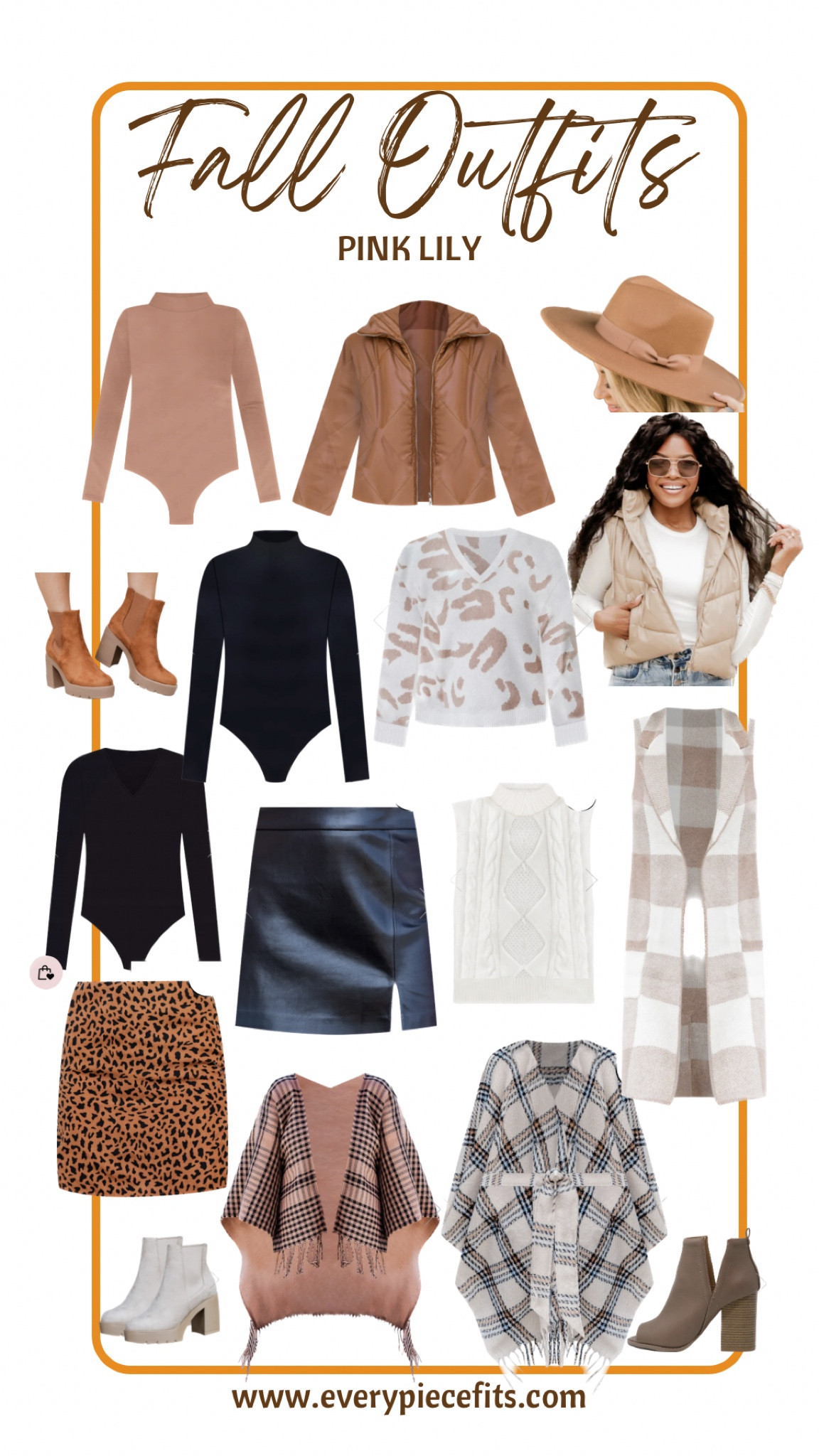 Skirts with tights are some of my favorite things to wear in the fall. It’s chic and just warm enough for cooler nights. 🍂🍁 There are some great fall outfit items at Pink Lily and they will be 30% off in the LTK sale! 🍂🍁

#everypiecefits

#LTKSale #LTKsalealert #LTKSeasonal