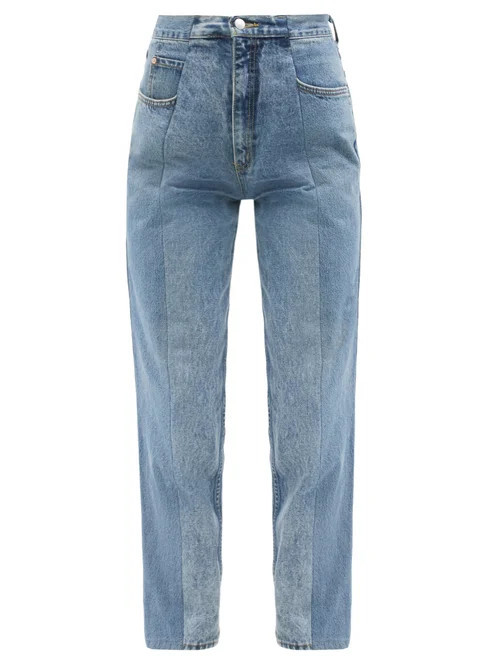 E.l.v. Denim - The Acid Wash Boyfriend Jeans - Womens - Light Blue | Matches (US)