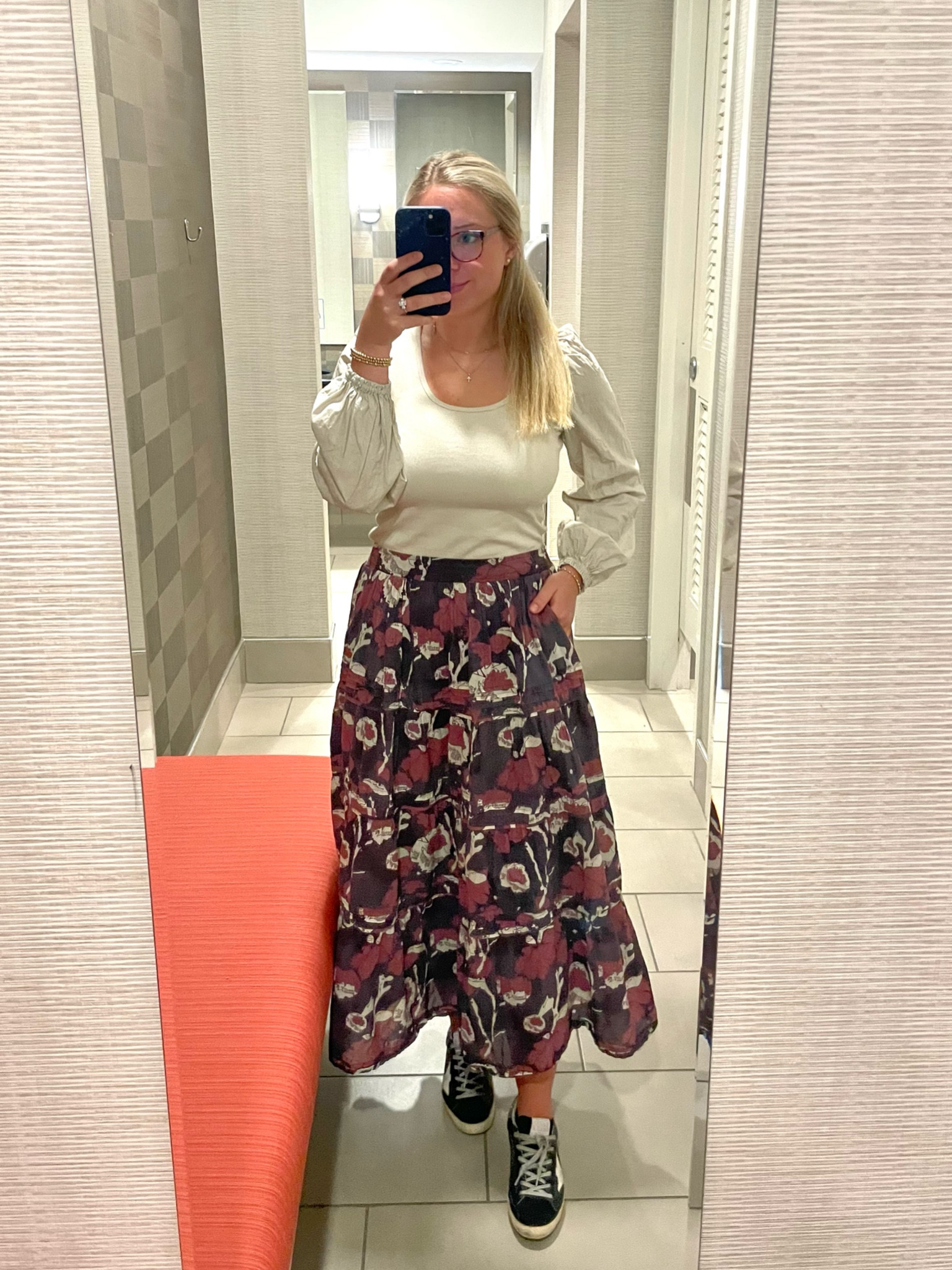 I’m wearing a M in this @oldnavy Puff Sleeve Top — only a few left! This skirt is the Cleobella Emery Maxi Skirt from RTR 

#LTKworkwear #LTKsalealert #LTKtravel