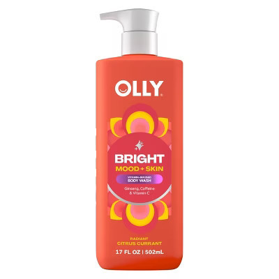 OLLY Bright Mood and Skin Vitamin-Infused Body Wash - Citrus Currant - 17 fl oz | Target