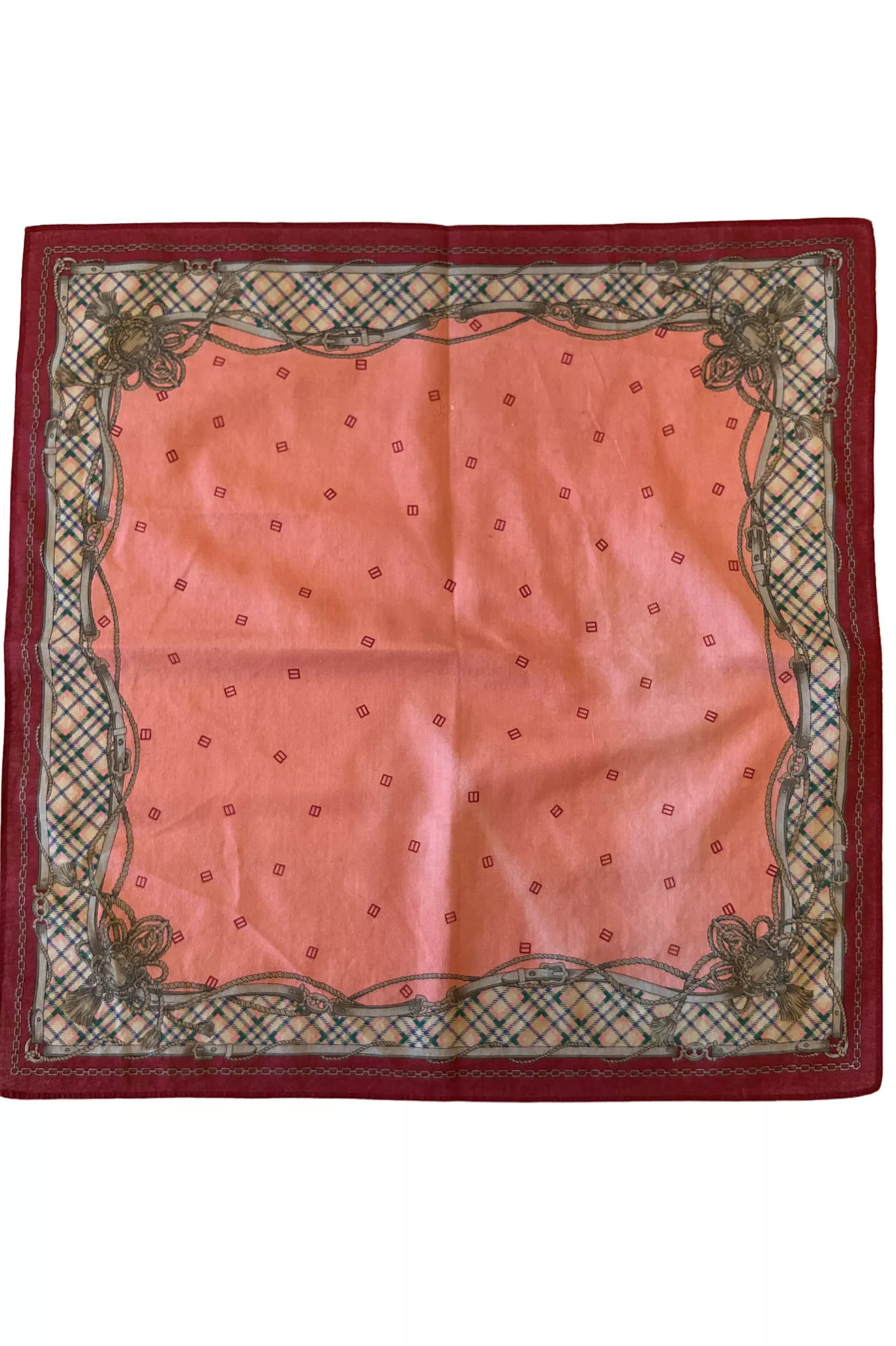 Vintage Equestrian Horsebit Bandana Handkerchief Selected by Personal Choice | Free People (Global - UK&FR Excluded)