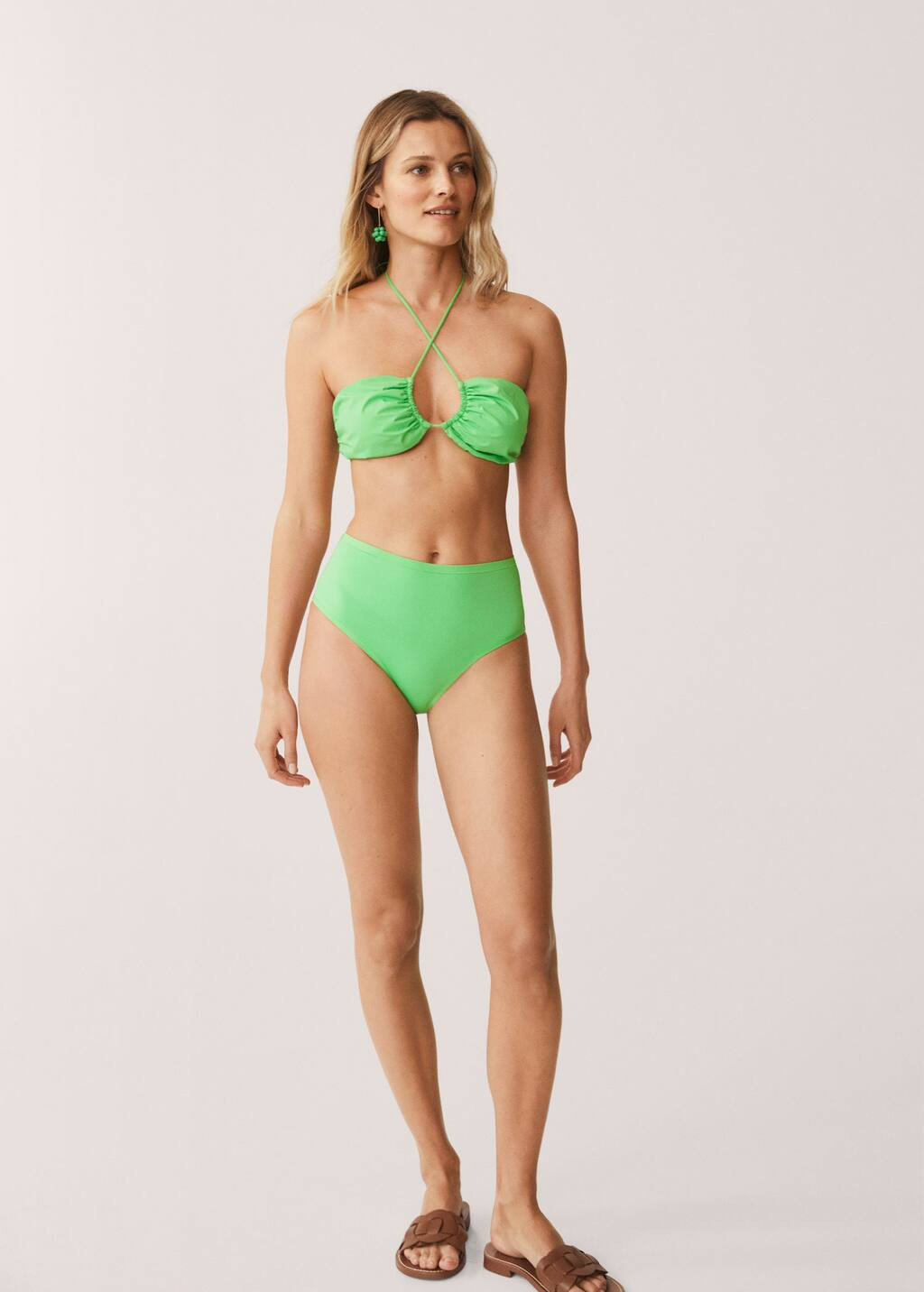 High-waist bikini bottoms | MANGO (US)