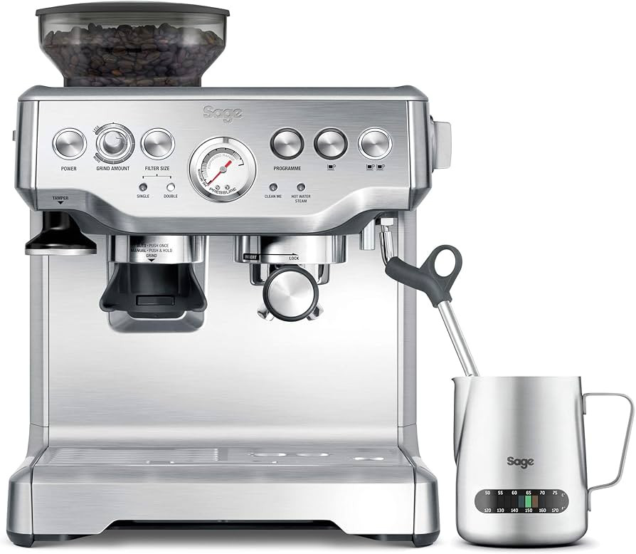 Sage Barista Express Espresso Machine - Espresso and Coffee Maker, Bean to Cup Coffee Machine, BE... | Amazon (UK)