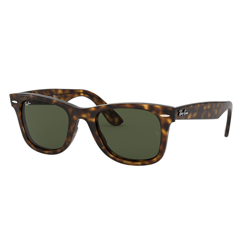 Ray-Ban Wayfarer Ease Blue Sunglasses, Green Lenses - Rb4340 | Ray-Ban (US)