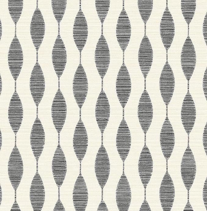 Stacy Garcia Home Ditto Peel and Stick Wallpaper (Eclipse & Linen) | Amazon (US)