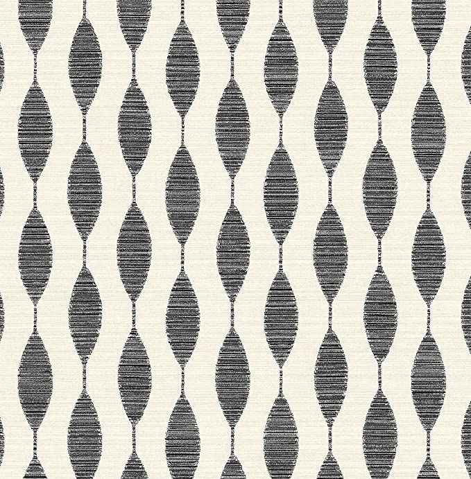 Stacy Garcia Home Ditto Peel and Stick Wallpaper (Eclipse & Linen) | Amazon (US)