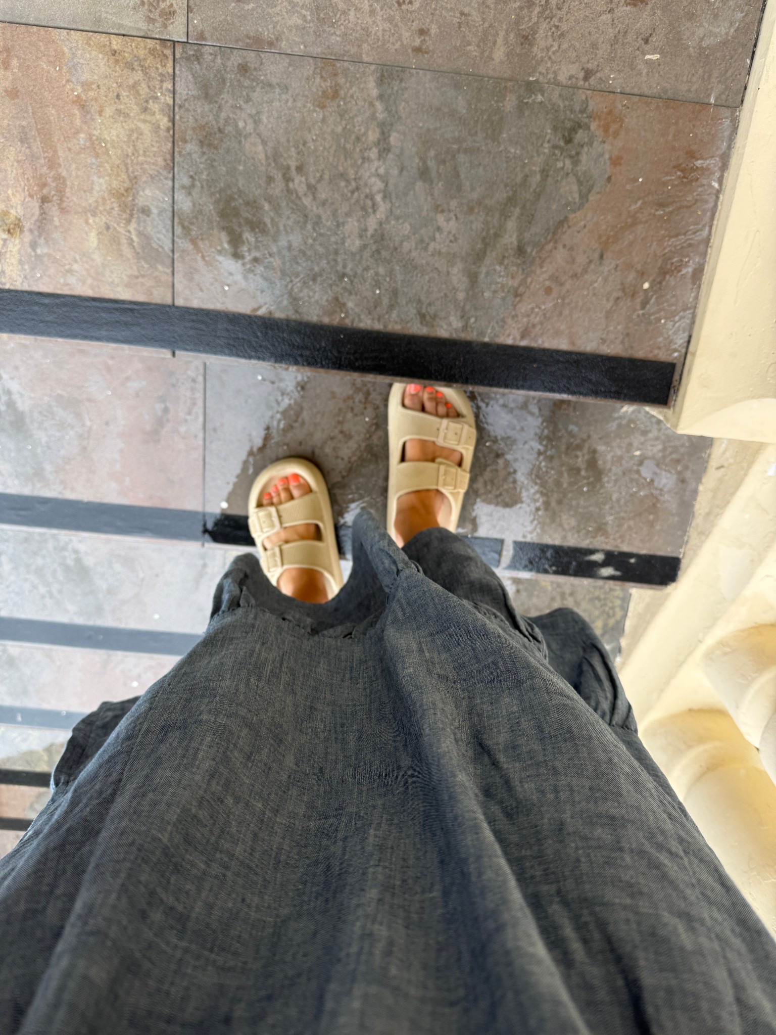 The Amazon cloud sandals i swear by!! Waterproof and soooooo squishy- I walk so much in these and never ever get blisters 

#LTKootd #LTKOver40