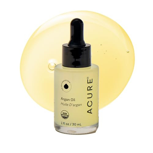 Acure The Essentials Argan Oil - Organic Argan Oil for Hair & Skin, Pure Nourishing Moisture Treatment for Face & Body, Carrier Oil for Essential Oils, Vegan, Natural, Cold Pressed - 1 fl oz | Amazon (US)