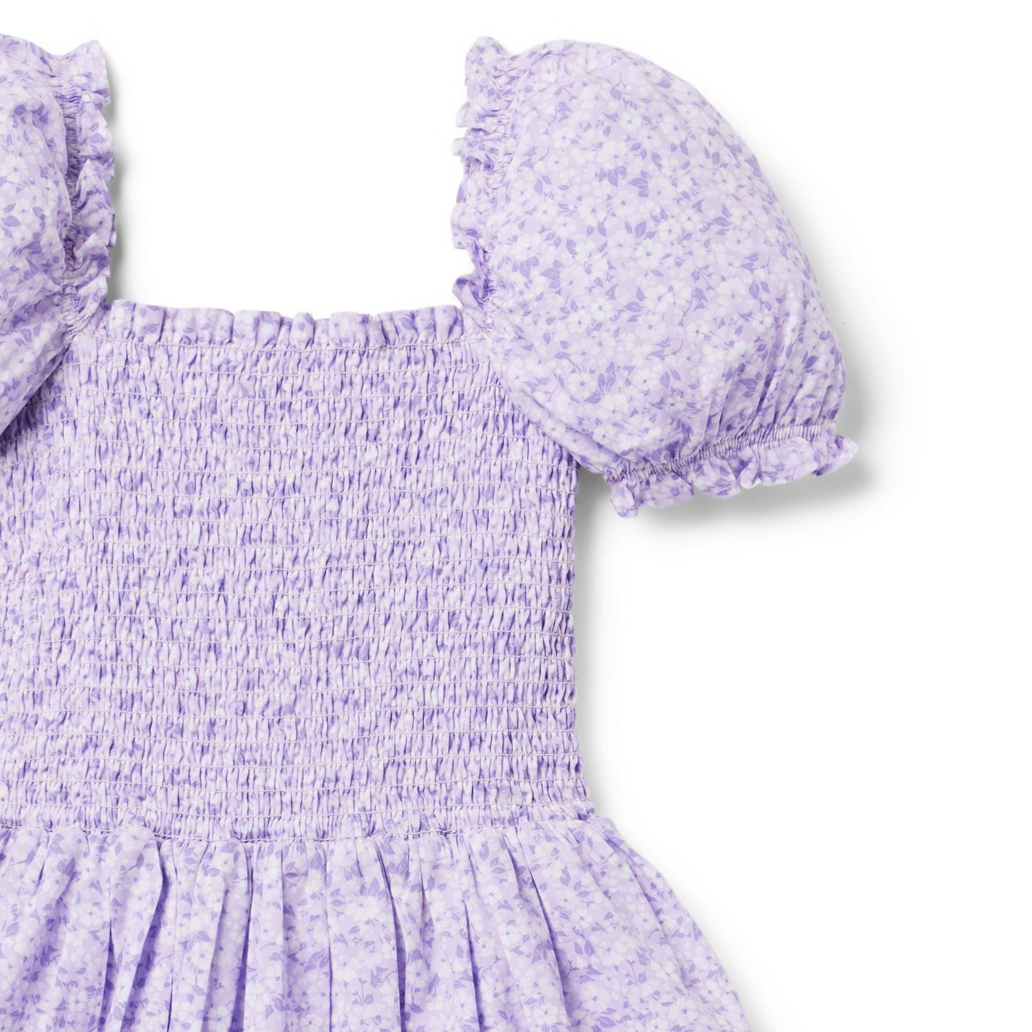 The Grace Floral Smocked Puff Sleeve Dress | Janie and Jack