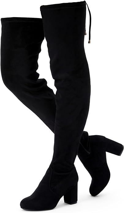 Vepose Women's 992 Thigh High |Over The Knee Boots Suede Long Boot with Inner Zipper | Amazon (US)