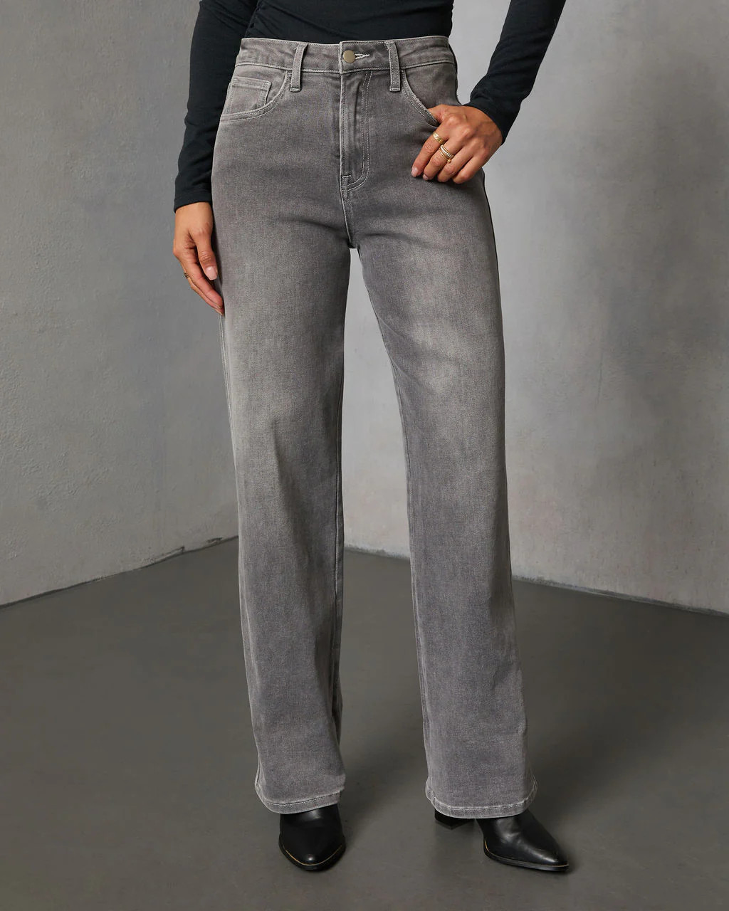 Amiri Super Stretch High Rise Straight Jeans | VICI