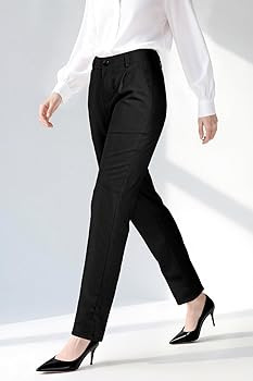 smawell Womens Dress Pants Petite Business Casual Slacks Women Work Pants for Office | Amazon (US)