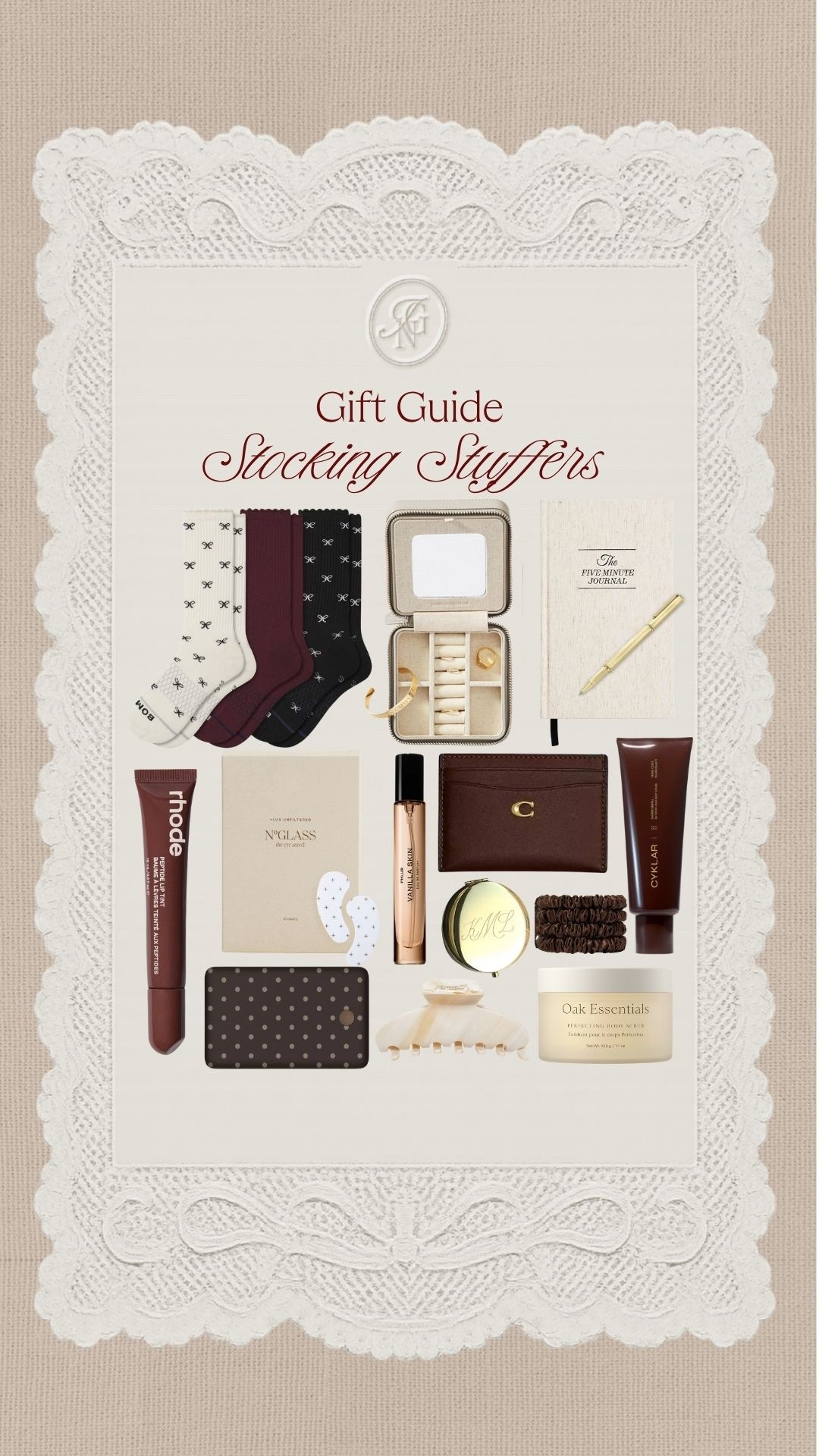 Luxe stocking stuffers for her 🤎

#stockings #christmas #christmasgifts #christmasforher #stockingstuffers #beauty #fashionn

#LTKSeasonal #LTKGiftGuide #LTKHoliday