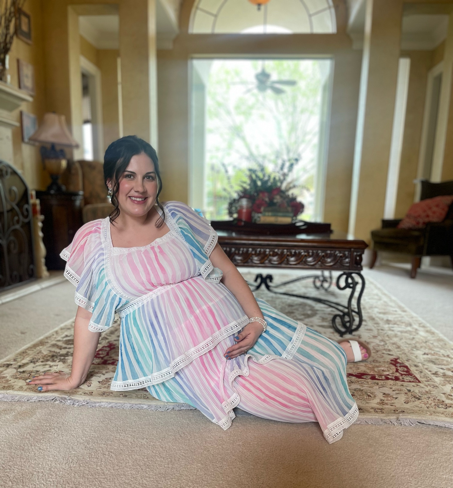 Baby shower makeup and dress! 
Dress is not maternity! I sized up to xL

#LTKbeauty #LTKbump #LTKfindsunder100