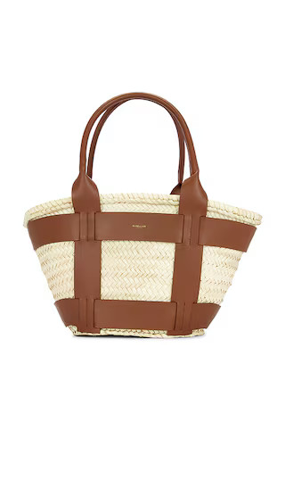 DeMellier London The Santorini Tote in Brown. | Revolve Clothing (Global)