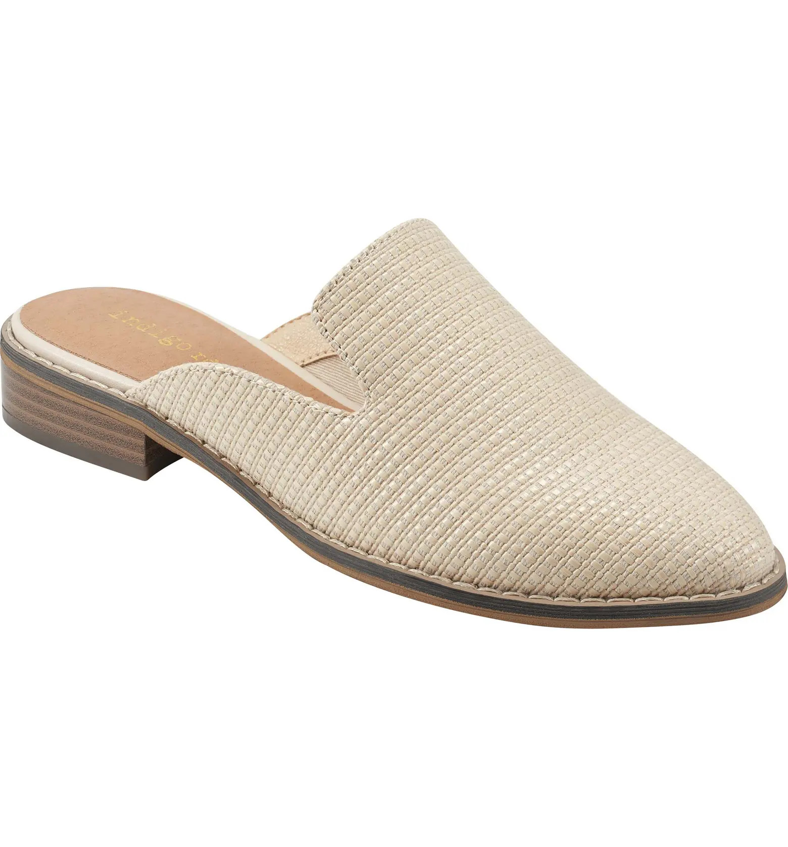 Raffia Low Heel Mule (Women) | Nordstrom Rack