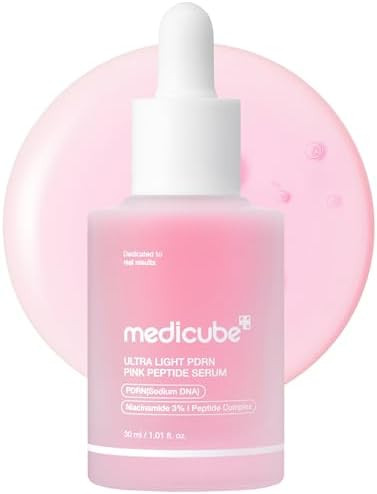 medicube PDRN Pink Peptide Serum with Salmon DNA | Ultra Light Hydrating Serum with Hyaluronic Ac... | Amazon (US)