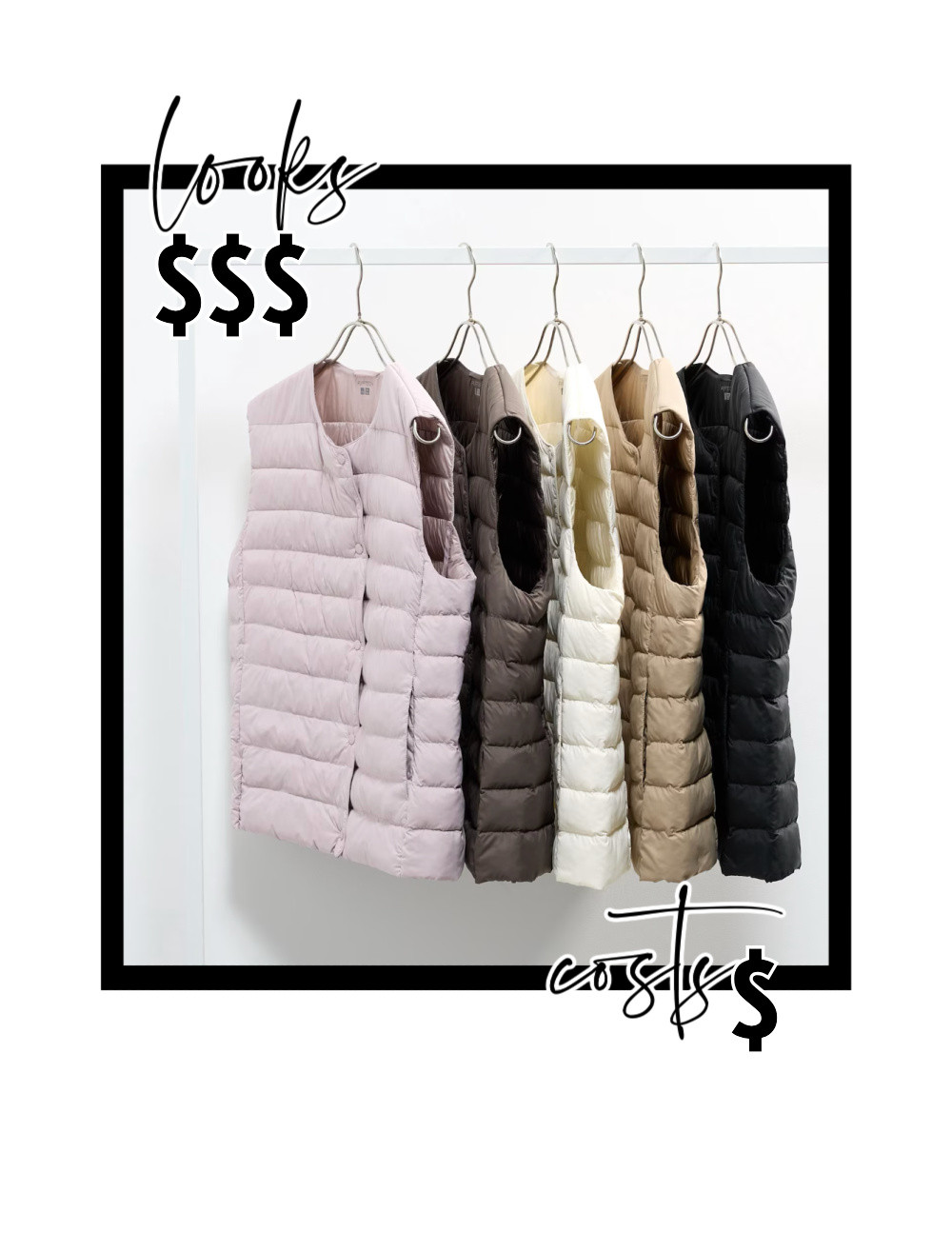 Collarless puffer jackets by Uniqlo, €39 | Smart Shopping with ZET #LTKxZET  

 #LTKFindsUnder50 #LTKStyleTip