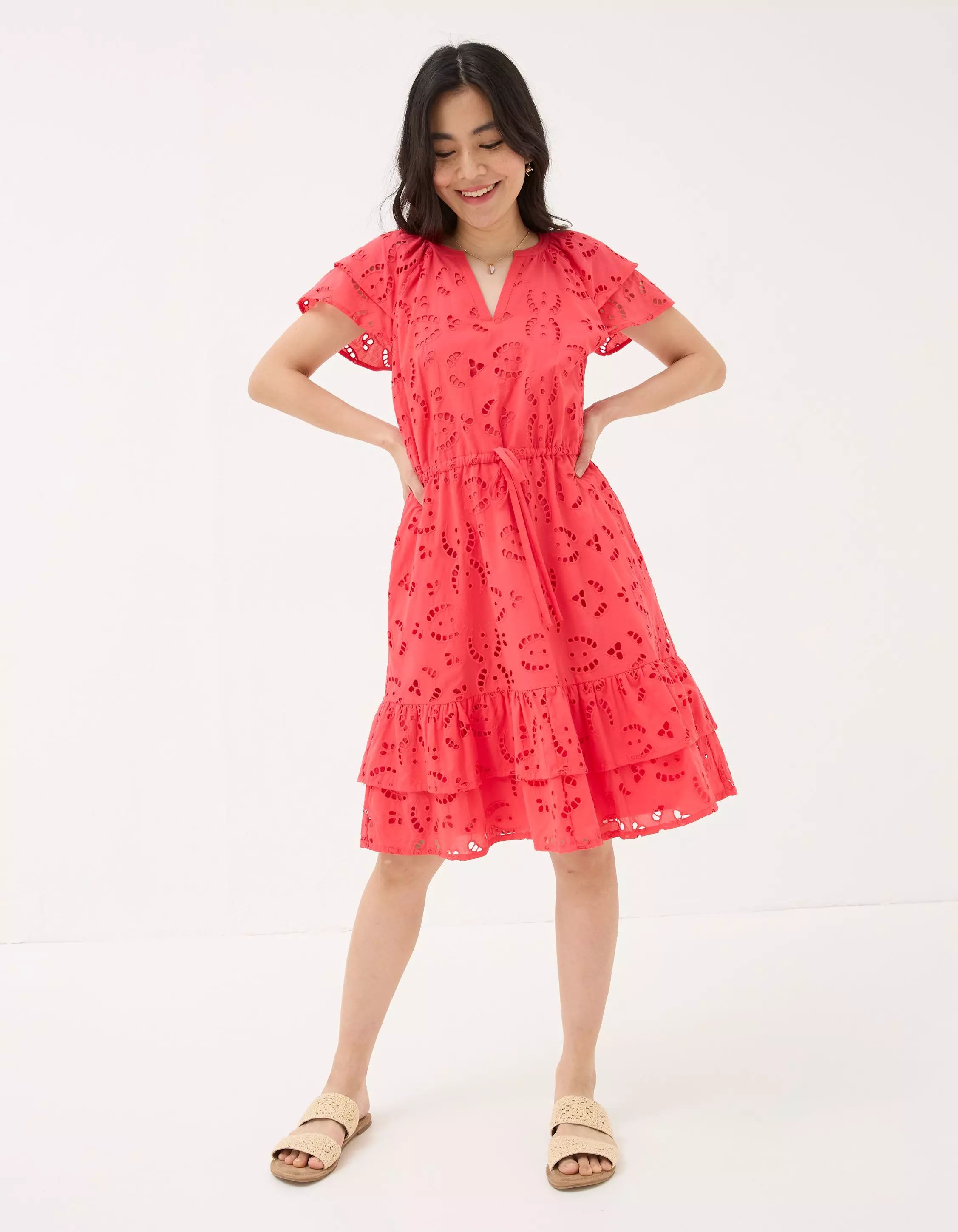 Brady Broderie Dress | FatFace (US & Canada)