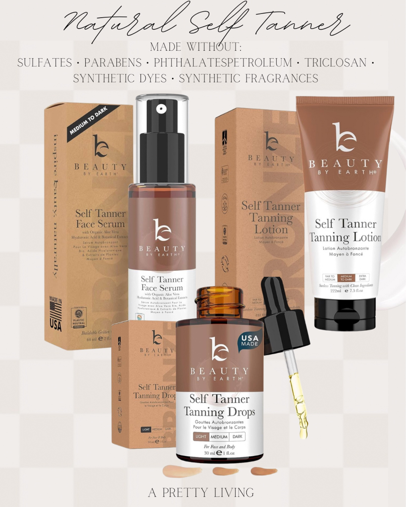 The Best Natural Tanner without all the toxins!! 





#tan #selftanner #selftan #tanninglotion #natural #healthy #tandrops #amazon

#LTKbeauty #LTKGiftGuide #LTKMostLoved