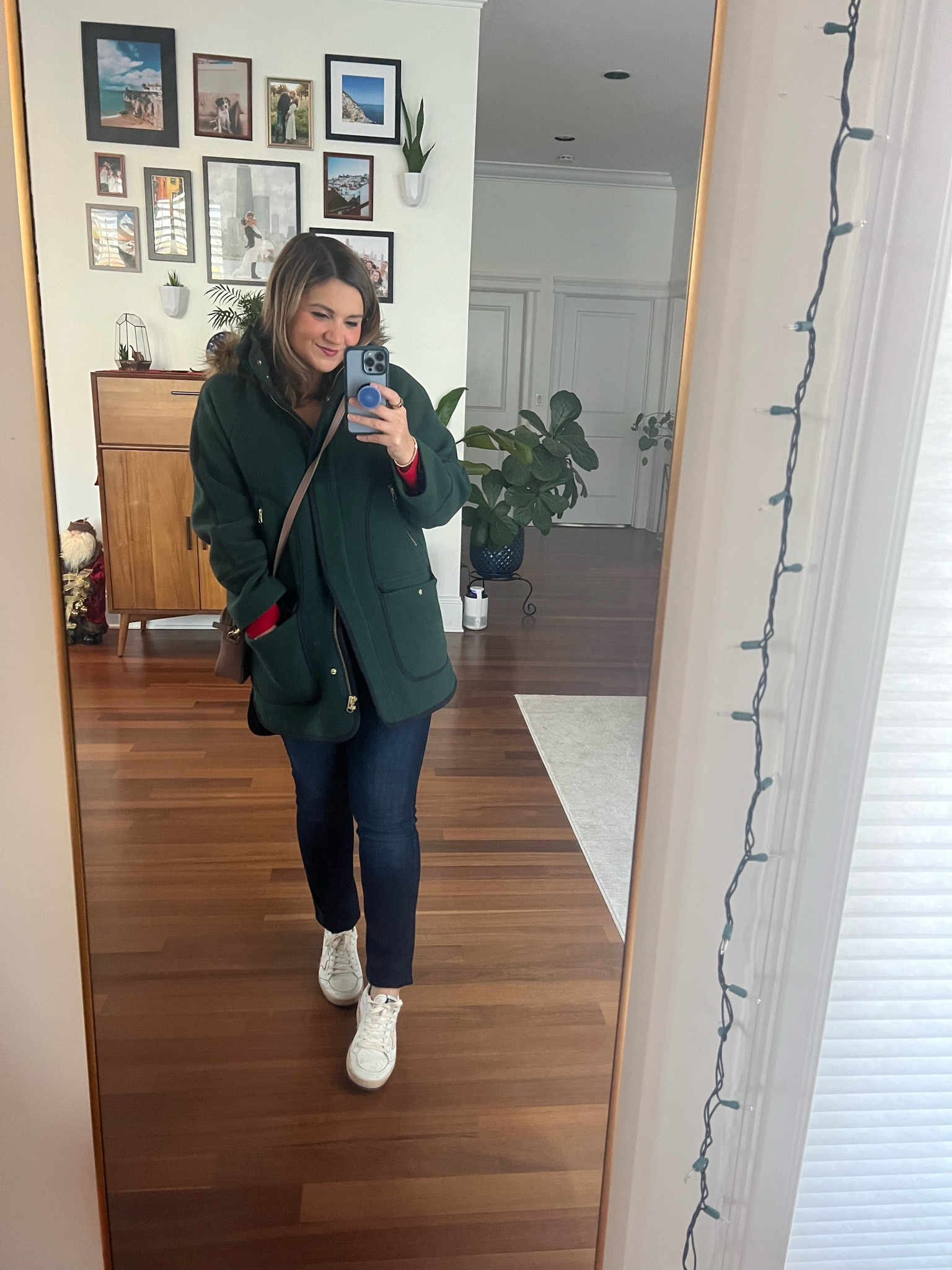 Jcrew chateau coat, very warm, 50% off! I have an older version in a petite 2.
Jeans - size 27
Golden Goose Sneakers Sale - 42% off! 

#LTKSeasonal #LTKCyberWeek #LTKGiftGuide