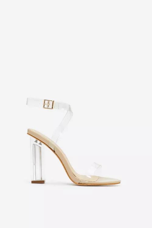 Clear Open Toe Block Heels | Nasty Gal (US)