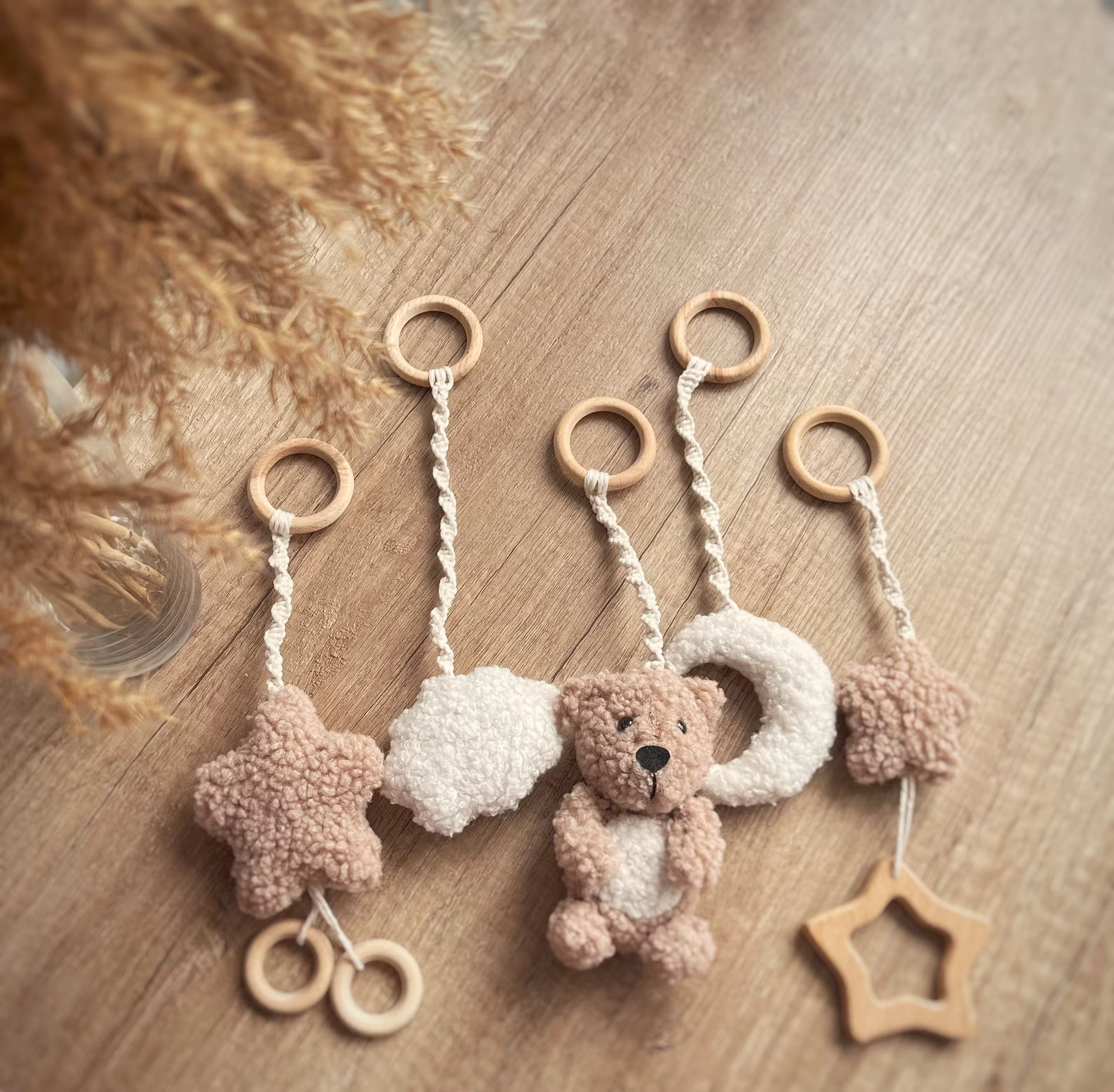 Boucle Baby Gym Play Toys Montessori Toys Gift Newborn Toddler Gym Toy Creatures Activity Gym Toy... | Etsy (US)