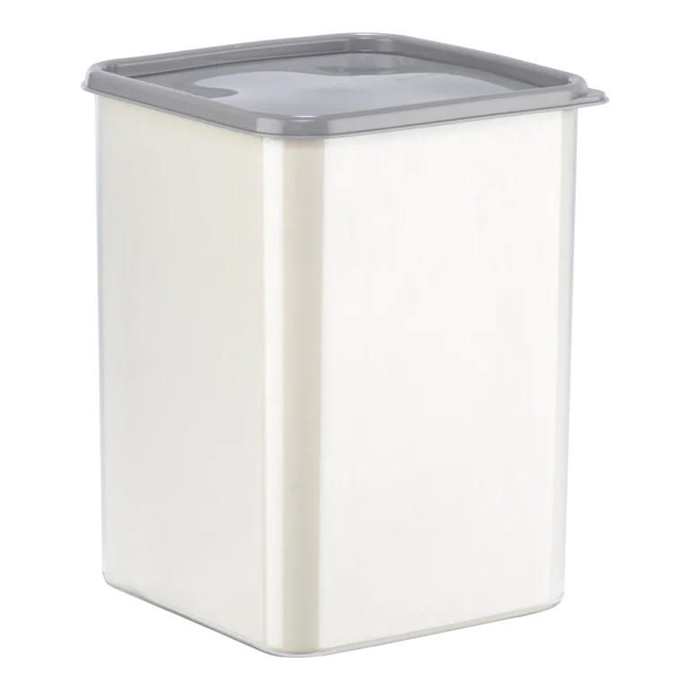 GoodCook Medium Wide Square Container, 4.6 QT, Clear with Gray Lid, Made Without BPA | Walmart (US)
