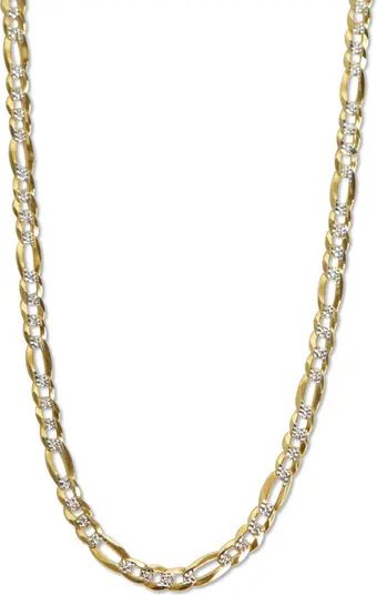 Two-Tone Figaro Chain Necklace | Nordstrom