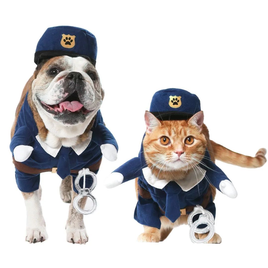 Vibrant Life Halloween Dog Costume and Cat Costume: Police Officer, Size Small | Walmart (US)