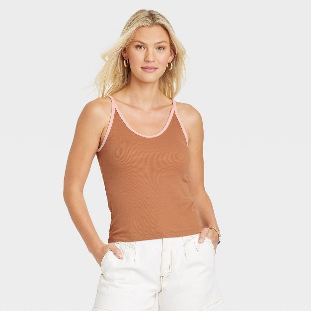 Women's Slim Fit Colorblock Cami Tank Top - Universal Thread™ | Target