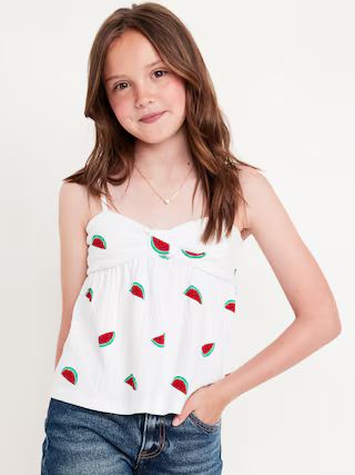 Printed Bow Tank Top for Girls | Old Navy (US)