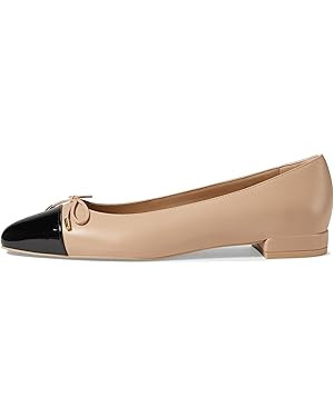 Stuart Weitzman Women's Sleek Bow Flat Ballet | Amazon (US)
