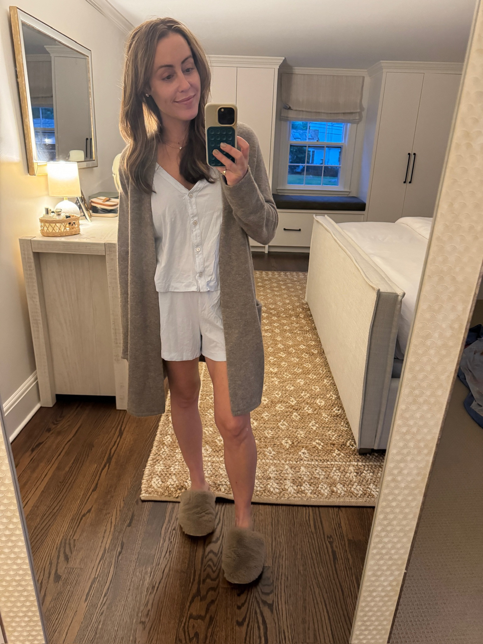 I’m so glad you guys are just as on board with POTN (pajamas of the night😂) as I am. My Eberjey pjs are always a go-to! And this Jenni Kayne cardi is a classic that’s currently on sale for LDW!

#LTKStyleTip #LTKFamily #LTKSeasonal