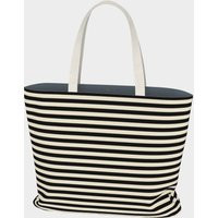 French Stripe Bag, Shopper Canvas Tote Canvas, Black & Tan Bag | Etsy (US)